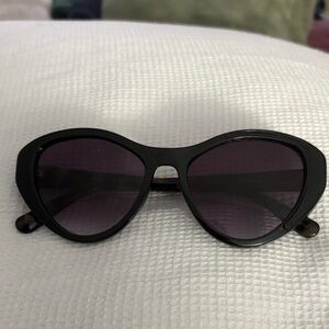 Vince Camuto Black Cat-Eye Sunglasses